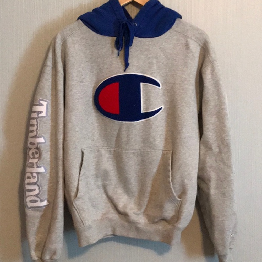 Men’s medium Champion Hoodie.